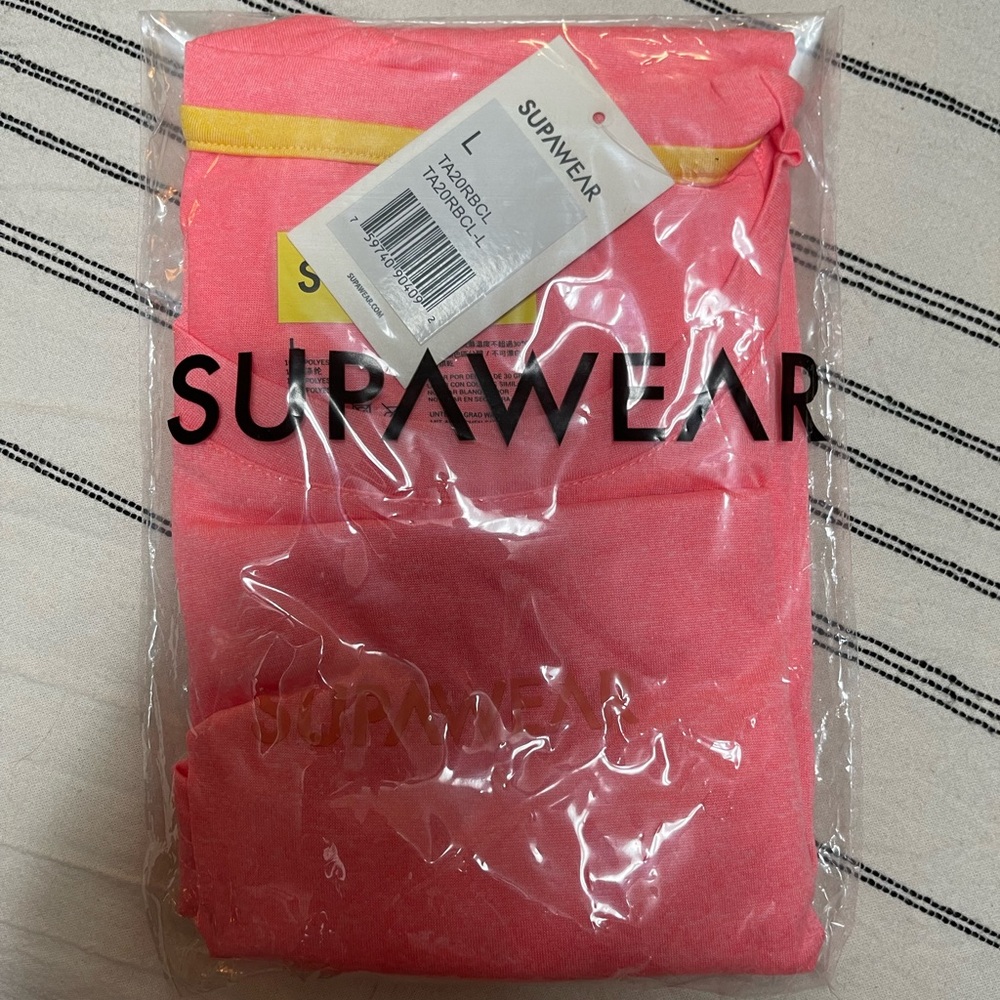 Supawear Brand Clay/salmon color tank. Never worn in bag and tag. Large